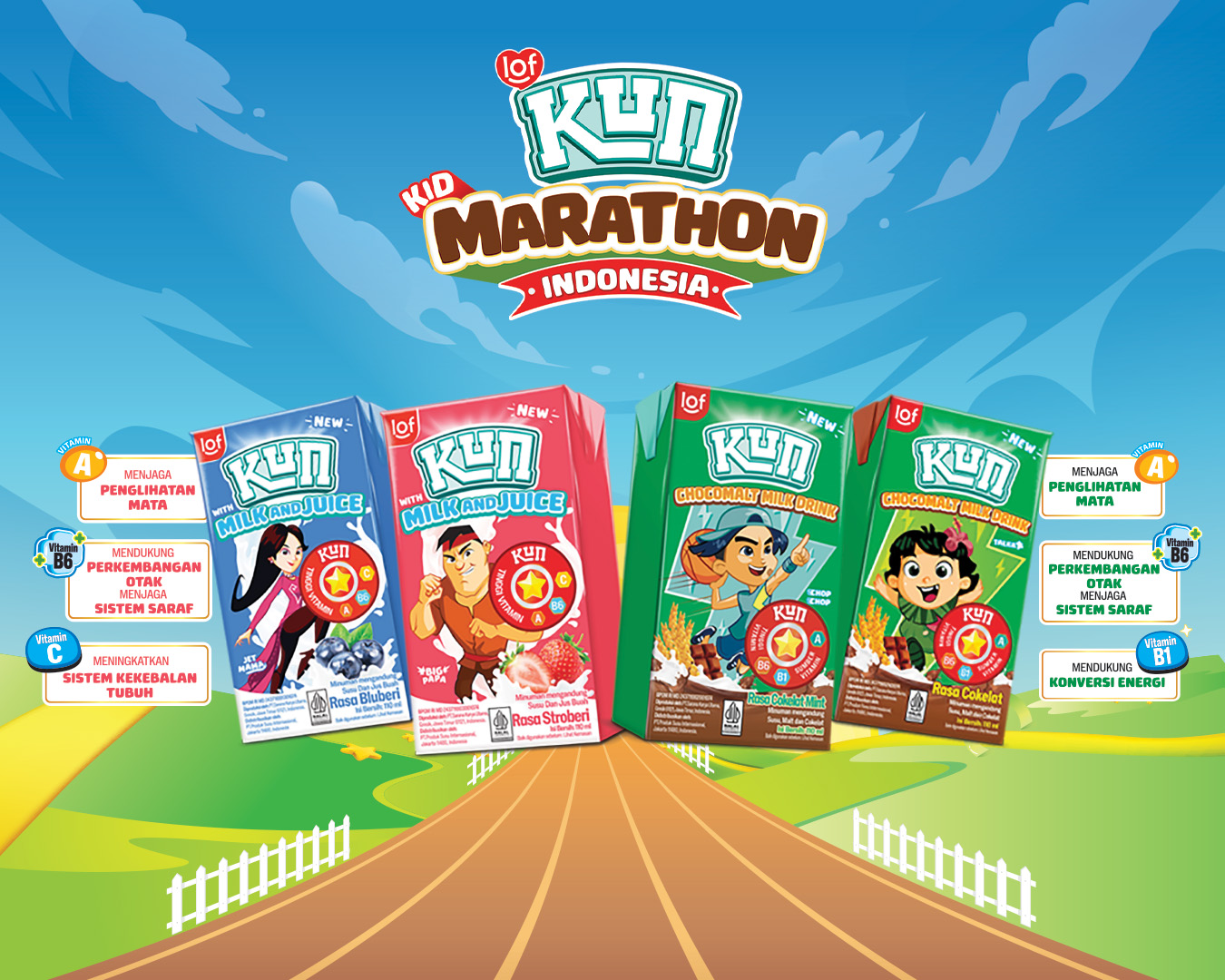 Lof Kun Kid Marathon Race Produk